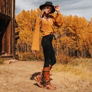 Freebird GIA Boots Size 7 Tan / Multi (brand new!)